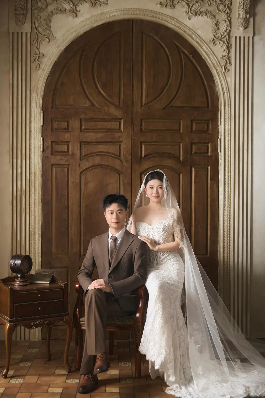 新人全身婚纱照